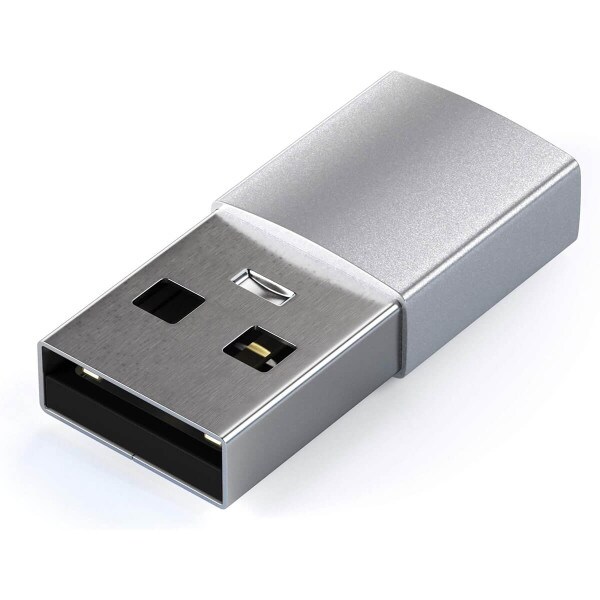 Small USB-A/USB-C Adapter Silver